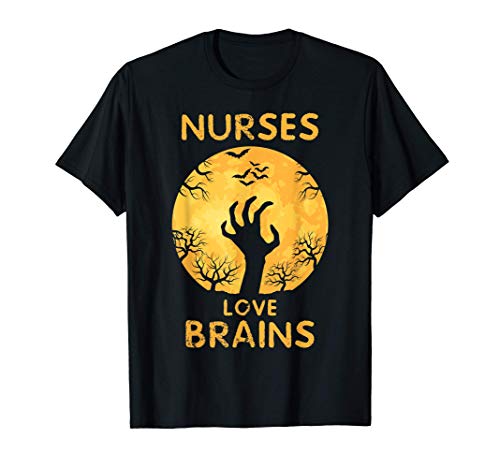 Disfraz de zombi divertido de Halloween para las enfermeras Camiseta