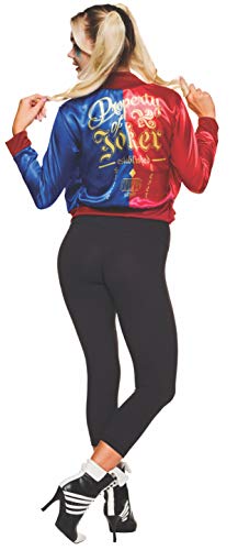 Disfraz del escuadrón suicida, personaje de Harley Quinn, Joker (tamaño mediano), oficial de Rubie
