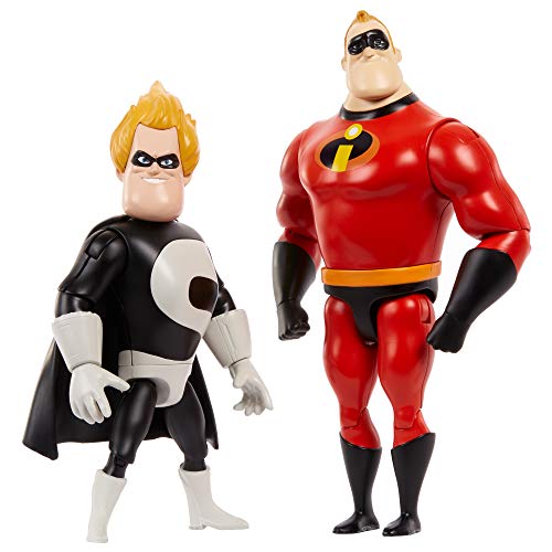 Disney Pixar Pack de Dos Figuras de Los Increibles (Mattel GMD18)
