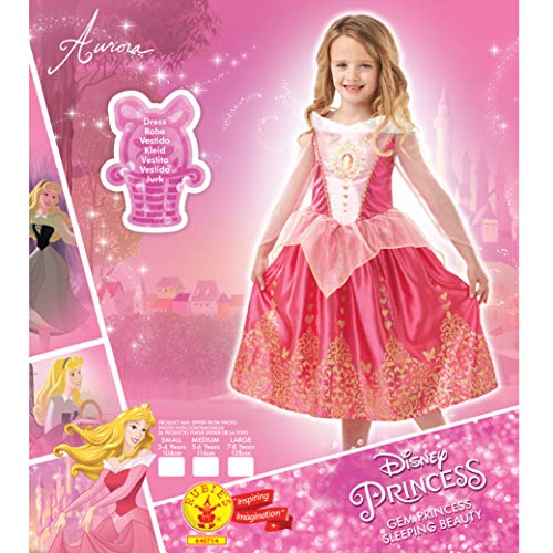 Disney Princess - Disfraz Bella Durmiente Classic DLX Inf, Multicolor, M (Rubies 640714-M)