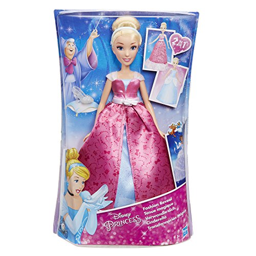 Disney Princess - Muñeca Cenicienta transformación mágica (Hasbro C0544EU4)