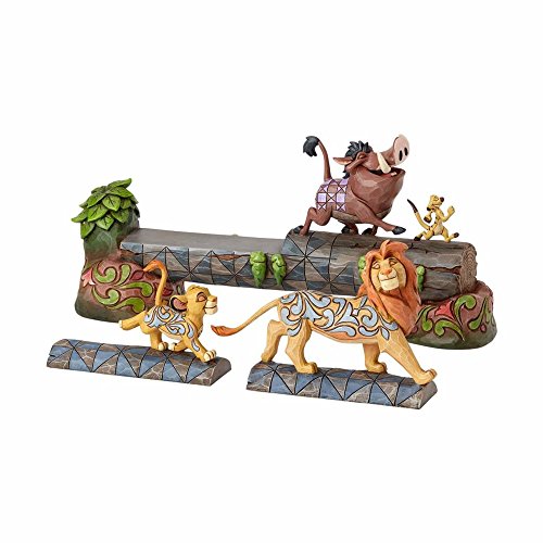 Disney Traditions, Figura de Hakuna Matata: Pumba, Timón y Simba de "El Rey León", para coleccionar, Enesco