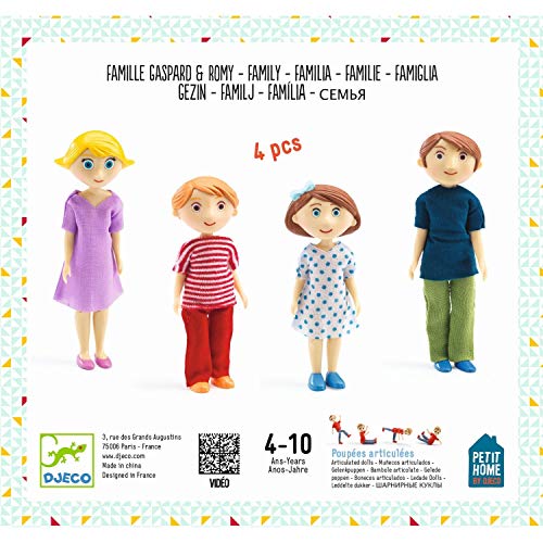 Djeco - Casa de muñecas la Familia de gaspard & Romy
