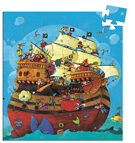 Djeco- Piratas del Caribe Puzzle La Batalla de Barbaroja (DJ07241)