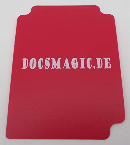 docsmagic.de 25 Trading Card Deck Divider Red - Divisores Roja - MTG PKM YGO