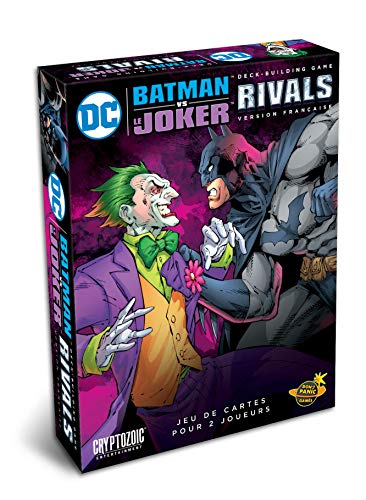 Don't Panic Games- DC Comics Deck-Building Juego: Rivals, Batman VS Joker [Versión Francesa], GAME1045, [extensión nº 3], 20 x 15,6 x 3,8 cm