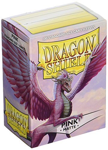 Dragon Shield Paquete de 100 Fundas estándar para Cartas 11012 Color Rosa Mate