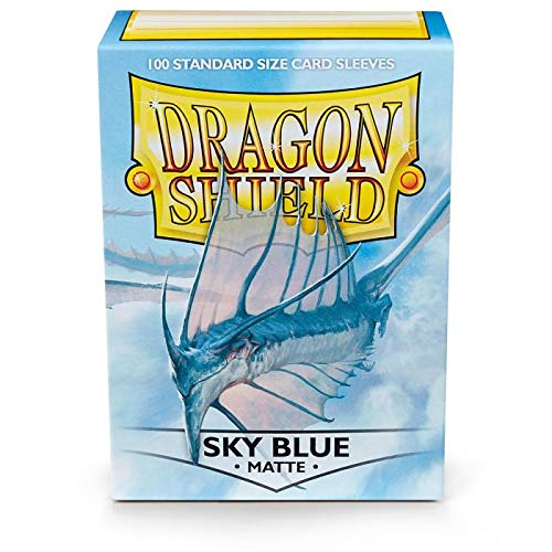 Dragon Shield Sky blue Matte, Fundas Estándar, azul cielo, 100 fundas
