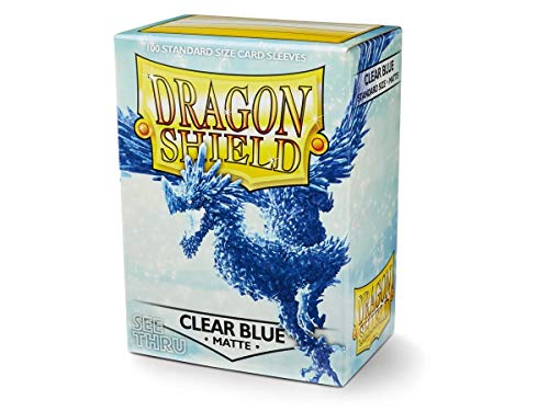 Dragon Shield Standard Sleeves Fundas para Tarjetas Color Azul Mate. (Arcana Tinmen AT-11033)