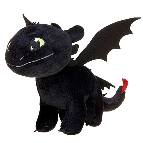 Dragons Selección Figuras de Peluche | DreamWorks 20 cm Felpa | Softwool, Felpa:Desdentado