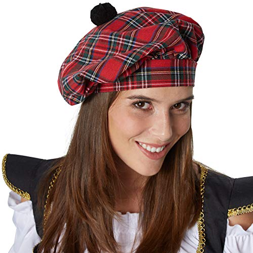 dressforfun 900421 - Disfraz de Mujer Chica Escocesa, Disfraz escocés Sexy con Falda de Cuadros (M | No. 302066)