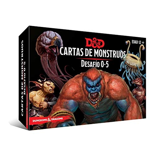 Dungeons & Dragons Cartas de Monstruos. Desafío 0-5, Color (EEWCDD90)