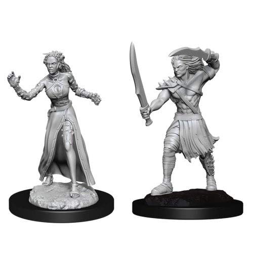 Dungeons & Dragons Magic: The Gathering Unpainted Miniatures: Vampire Lacerator & Hexmage