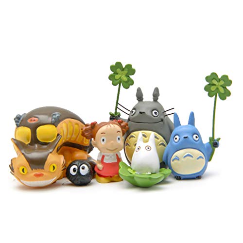 EASTVAPS 5 UNIDS Mi Vecino Totoro Figura Hayao Miyazaki Mei Mini Paisaje Decoración