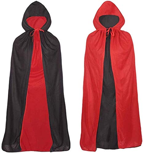Ecloud Shop Niño de Halloween Vestir para Adultos Magos Capa mágica Vampiro Manto 120cm