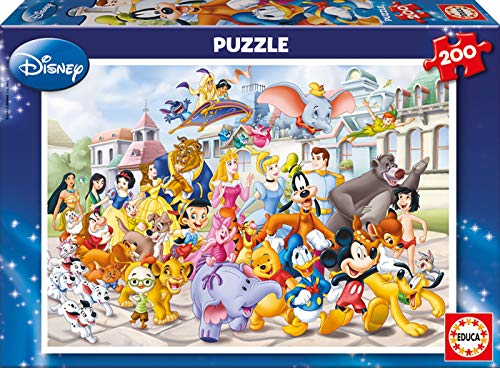 Educa- Cabalgata Disney Puzzle, 200 Piezas, Multicolor (13289)