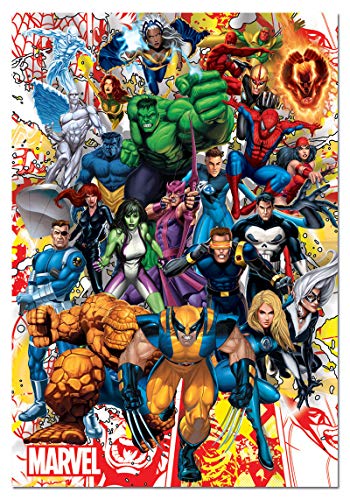 Educa- Héroes Marvel Puzzle, 500 Piezas, Multicolor (15560)