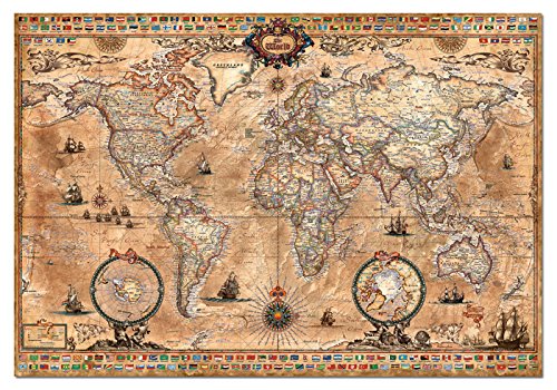 Educa- Mapamundi Puzzle, 1000 Piezas, Multicolor (15159)