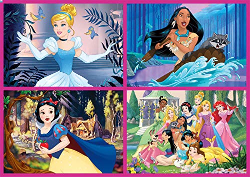 Educa- Princesas Disney Princess Conjunto de Puzzles, Multicolor (17637)