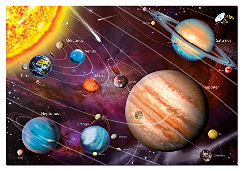 Educa-Sistema solar Neon Puzzle, 1000 Piezas, multicolor (14461)