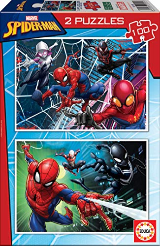 Educa - Spider-Man Conjunto de Puzzles, Multicolor (18101)
