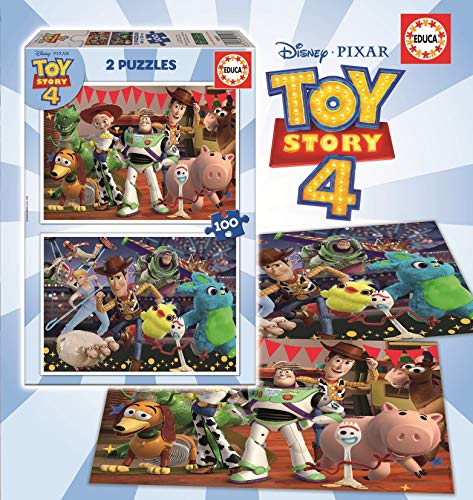 Educa- Toy Story 4 2 Puzzles de 1000 Piezas, Multicolor (18107)