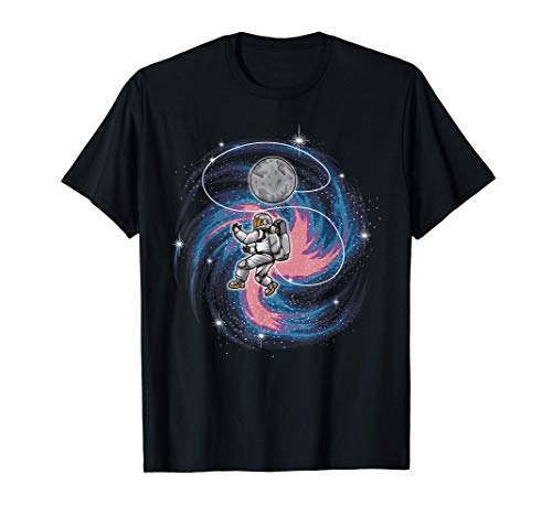 El astronauta flota en el espacio y siente la galaxia Camiseta