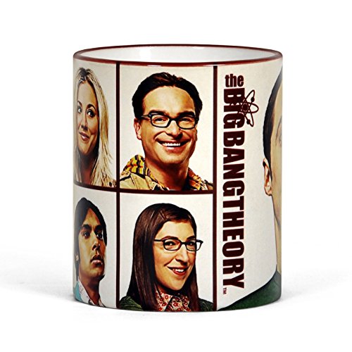 Elbenwald Big Bang Theory Taza de Estilo Retro con Sheldon & Co