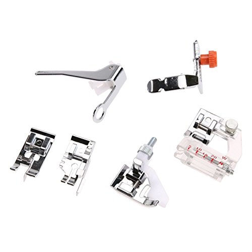 Eleoption Kit de máquina de coser con prensatelas multifuncional (Pack de 42)