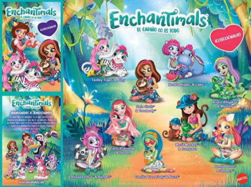Enchantimals - Barco de la Selva Mágica con Muñeca Merit Monkey (Mattel GFN58) , color/modelo surtido