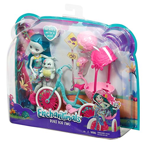 Enchantimals Bicicleta de Paseo, accesorios muñeca (Mattel FCC65)