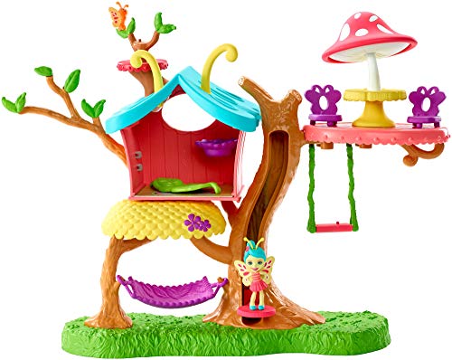 Enchantimals - Casita del árbol Baxi Butterfly, casa de muñecas (Mattel GBX08)
