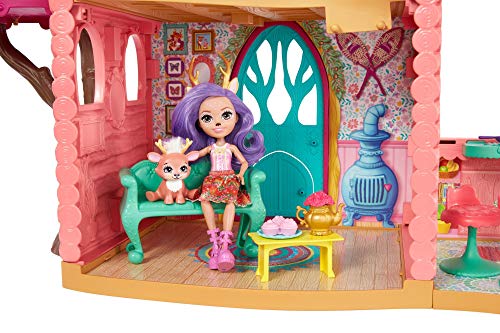 Enchantimals - Supercasa del bosque y muñeca Danessa, edad recomendada: 4 - 10 años (Mattel FRH50)