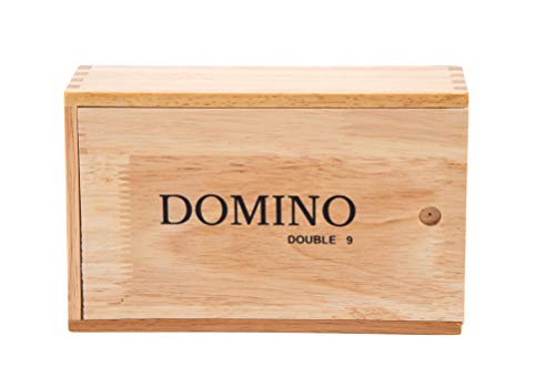 Engelhart - Domino Establece Doble 9" en Madera - 250123