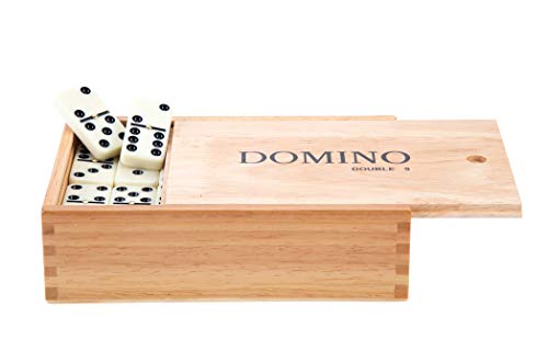 Engelhart - Domino Establece Doble 9" en Madera - 250123
