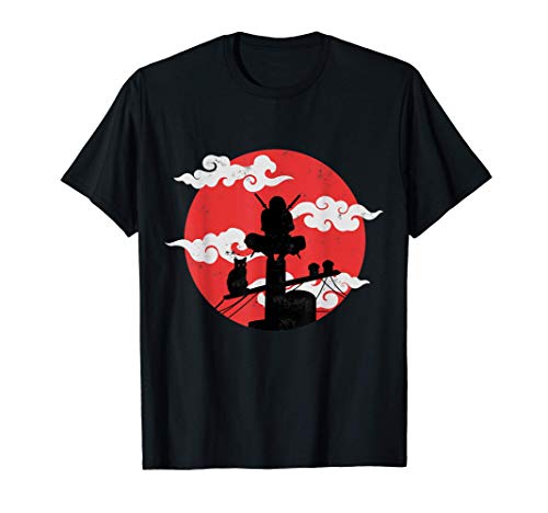 Espada Retro Kanji Samurai Shinobi Ninja Japonés Camiseta