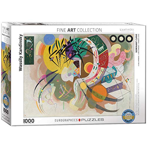 EuroGraphics "Wassily Kandinsky Curva dominante Puzzle (1000 Piezas, Multi-Color)