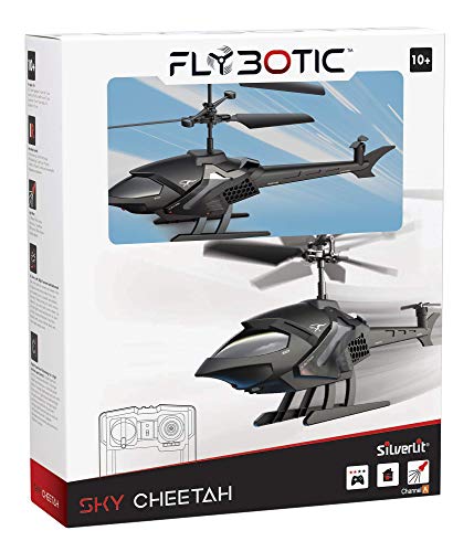 Exost Flybotic by Silverlit - Sky Cheetah 24 cm - Helicóptero de Interior Teledirigido - Juguete Volador 3 Canales infrarrojo (4891813847182)