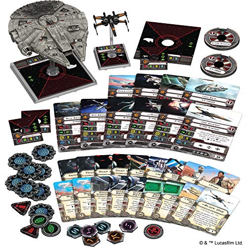 Fantasy Flight Games FFGSWX57 Star Wars X-Wing - Juego de Mesa con Figuras en Miniatura, Paquete de expansión Heroes of The Resistance (no necesariamente en español)