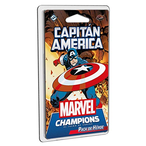 Fantasy Flight Games- Marvel Champions - Capitán América, Color (MC04ES)