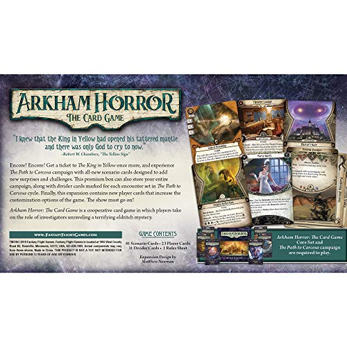 Fantasy Flight Games Return to The Path to Carcosa: Arkham Horror LCG