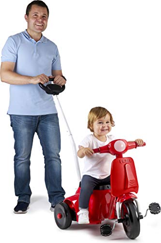 Feber Scooter 3x1 - Motocicleta eléctrica, para niños y niñas a partir de 3 años, 6V (Famosa 800012392)