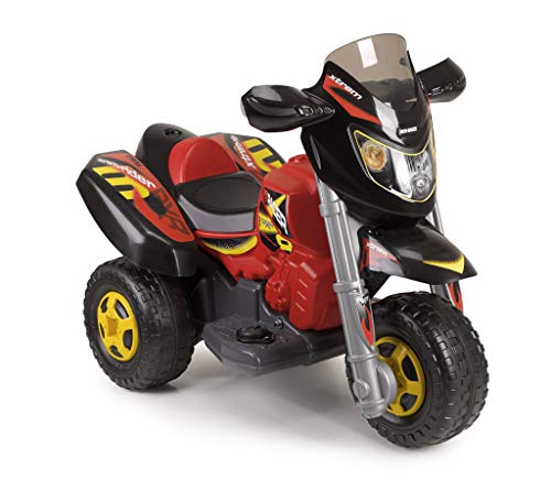 FEBER- Trimoto Eléctrica Infantil Red Racer 6 V, (Famosa 800012227)