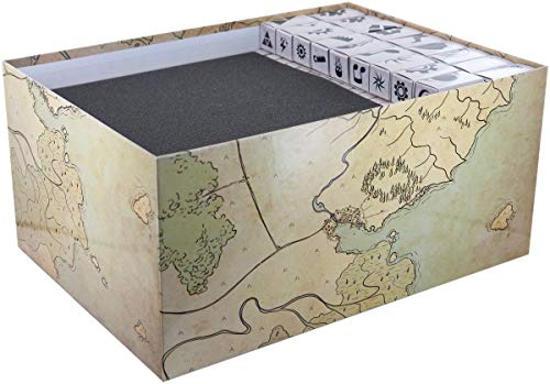 Feldherr Foam Set Compatible with The Gloomhaven Board Game Box + Magnetic Box Compatible with Miniatures