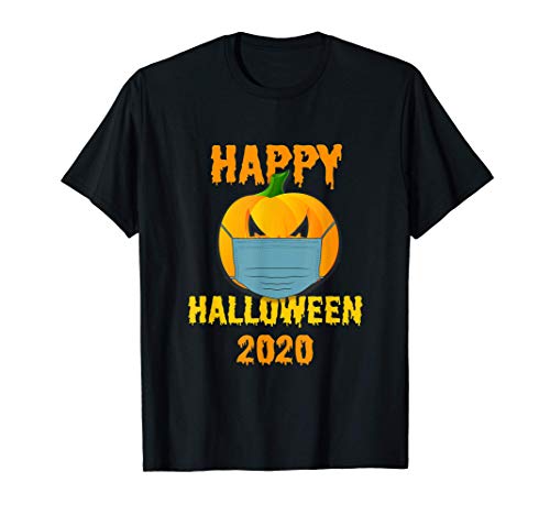 Fiesta de Halloween 2020 Calabaza con mascarilla Regalo Camiseta