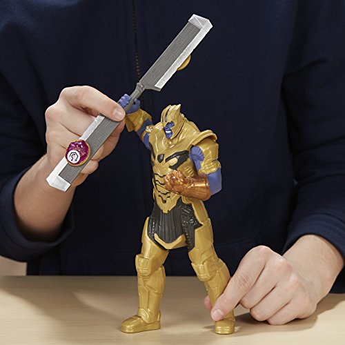Figura de Los Vengadores Infinity War Thanos Vs Iron Man Battle Set, E0559