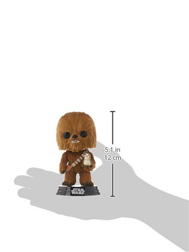 Figura Pop! Star Wars Episode VIII The Last Jedi Chewbacca with PORG Flocked Exclusive