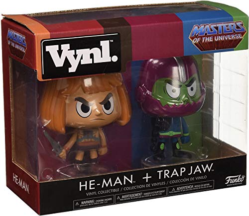 Figuras Vynl Masters of The Universe He-Man y Trapjaw