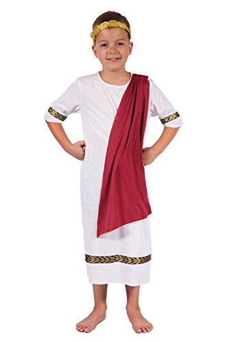 FIORI PAOLO – Emperador Romano Disfraz Niño Emperador romano M (5-7 anni) Bianco