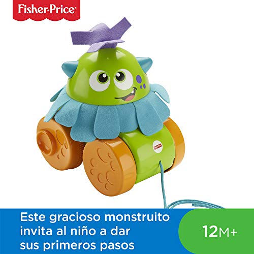 Fisher-Price Monstruito gira gira, juguete para bebé +1 año (Mattel FHG01)